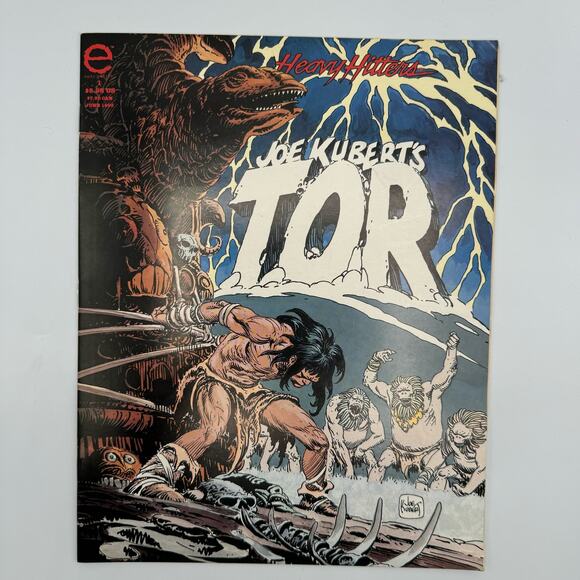 TOR by Joe Kubert Vol 1 No 1 June 1993 Heavy Hitters Epic Comics - Picture 1 of 6